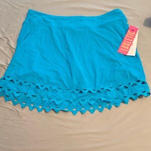 Lilly Pulitzer Vibrant Blue Mini Skirt